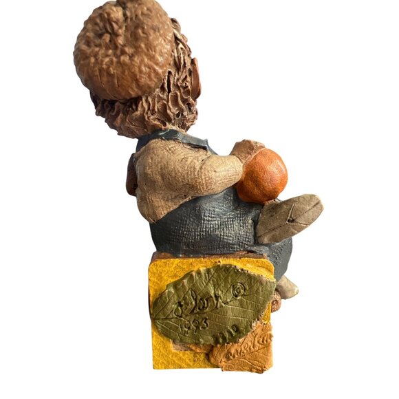 Vintage Tom Clark Alphabet Block O Gnome Figure 1993 Numbered 62 Estate 3.75" - Picture 5 of 5